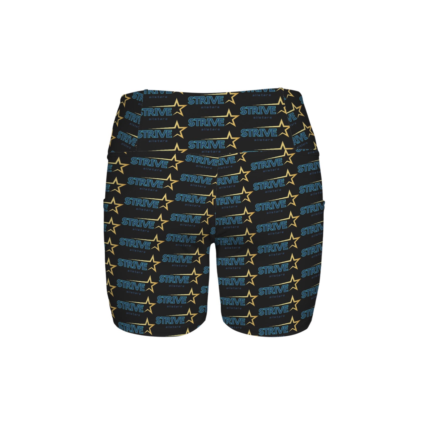 High Waist Deep Pockets Yoga Shorts