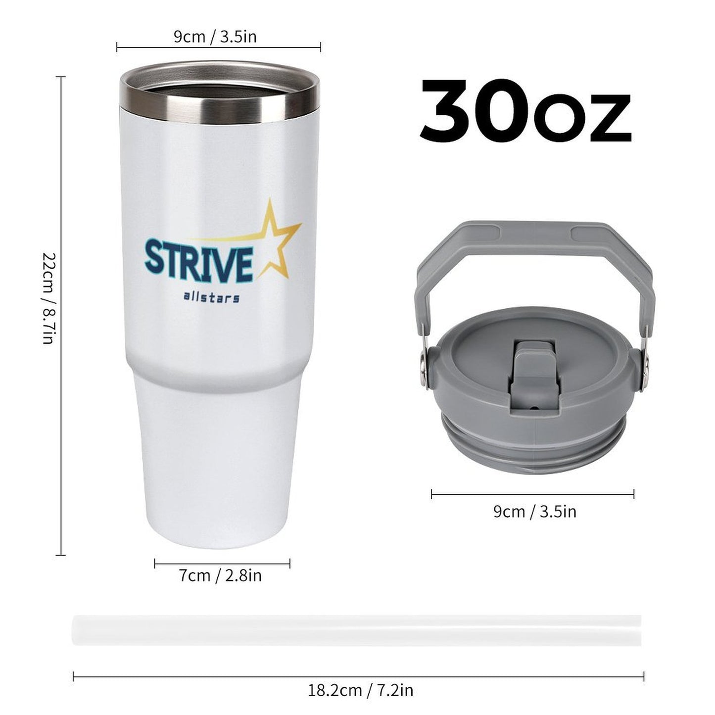 Tumbler with Top Handle