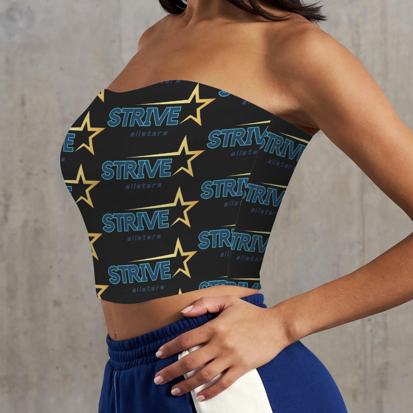 Backless Tube Crop Top