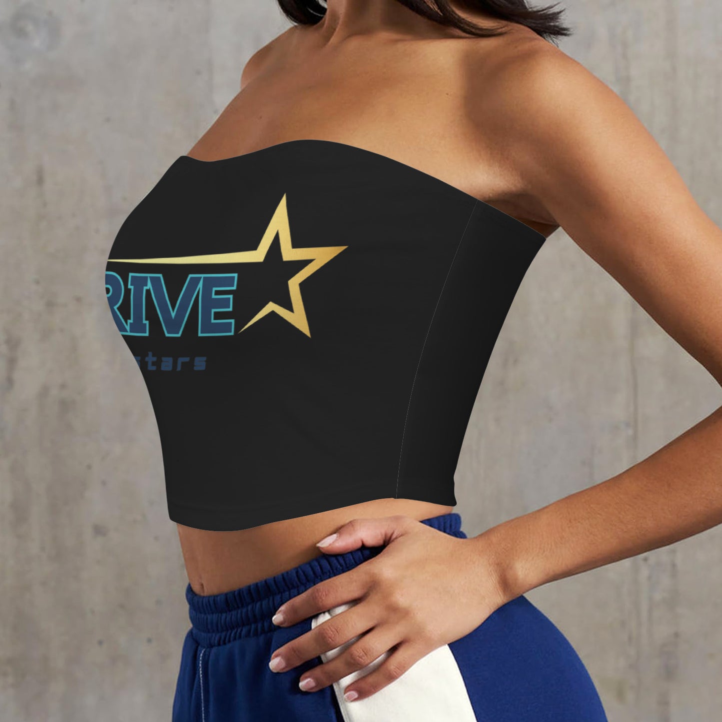 Backless Tube Crop Top