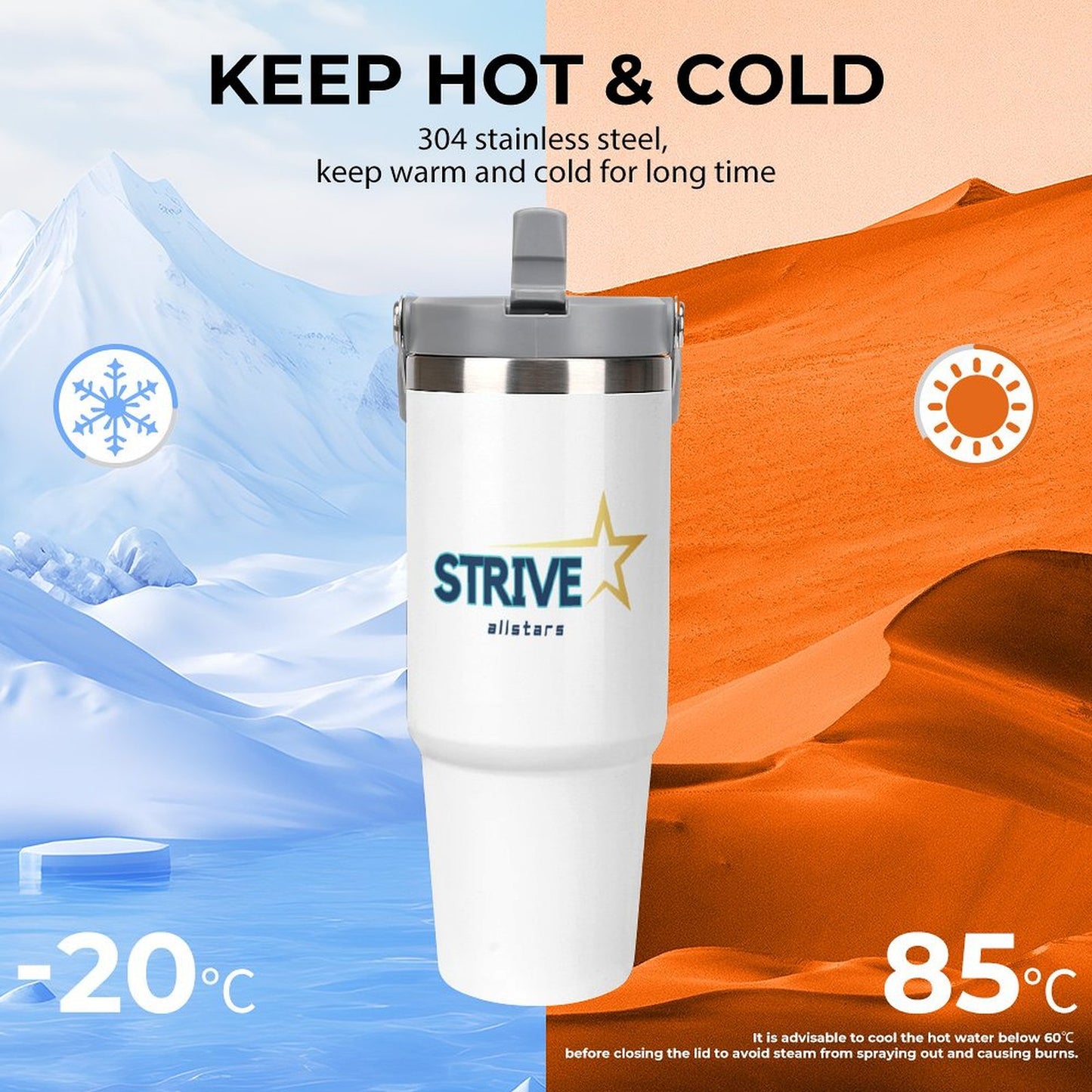 Tumbler with Top Handle