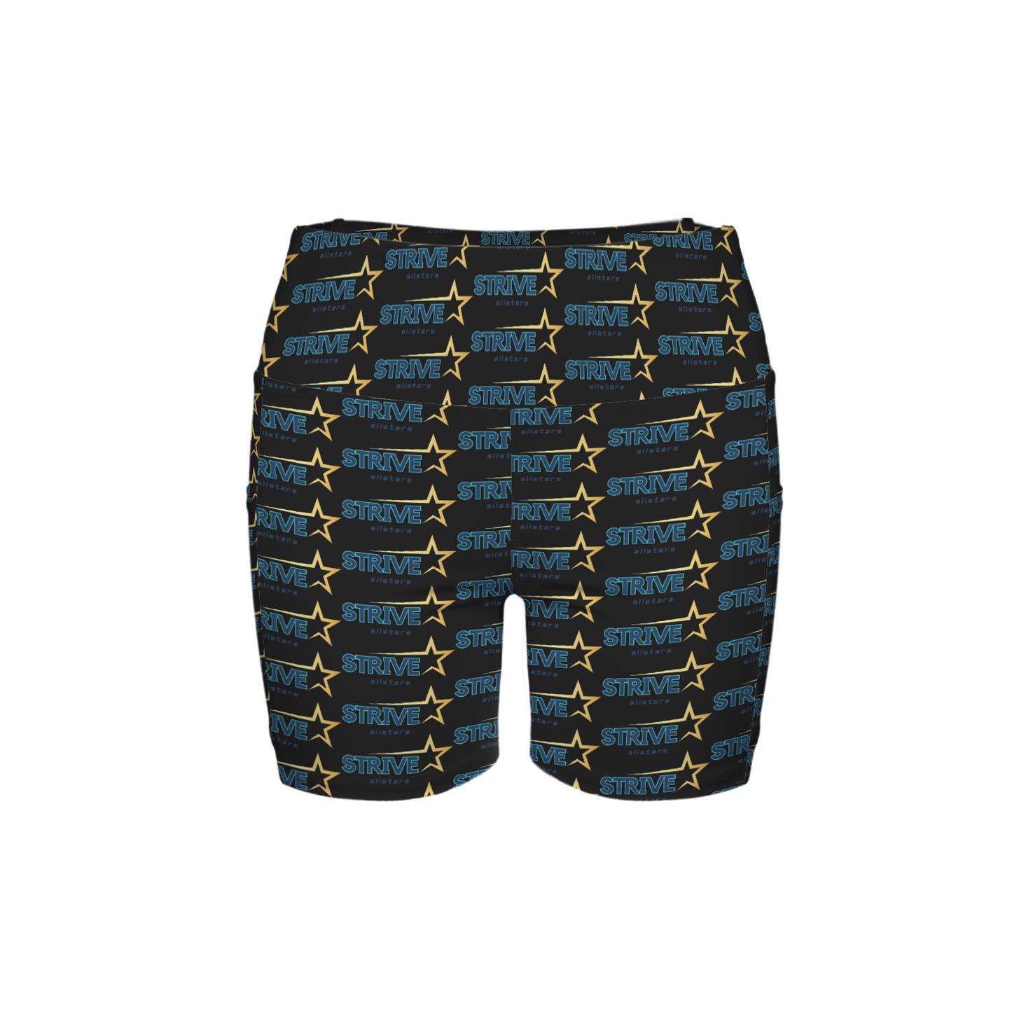 High Waist Deep Pockets Yoga Shorts