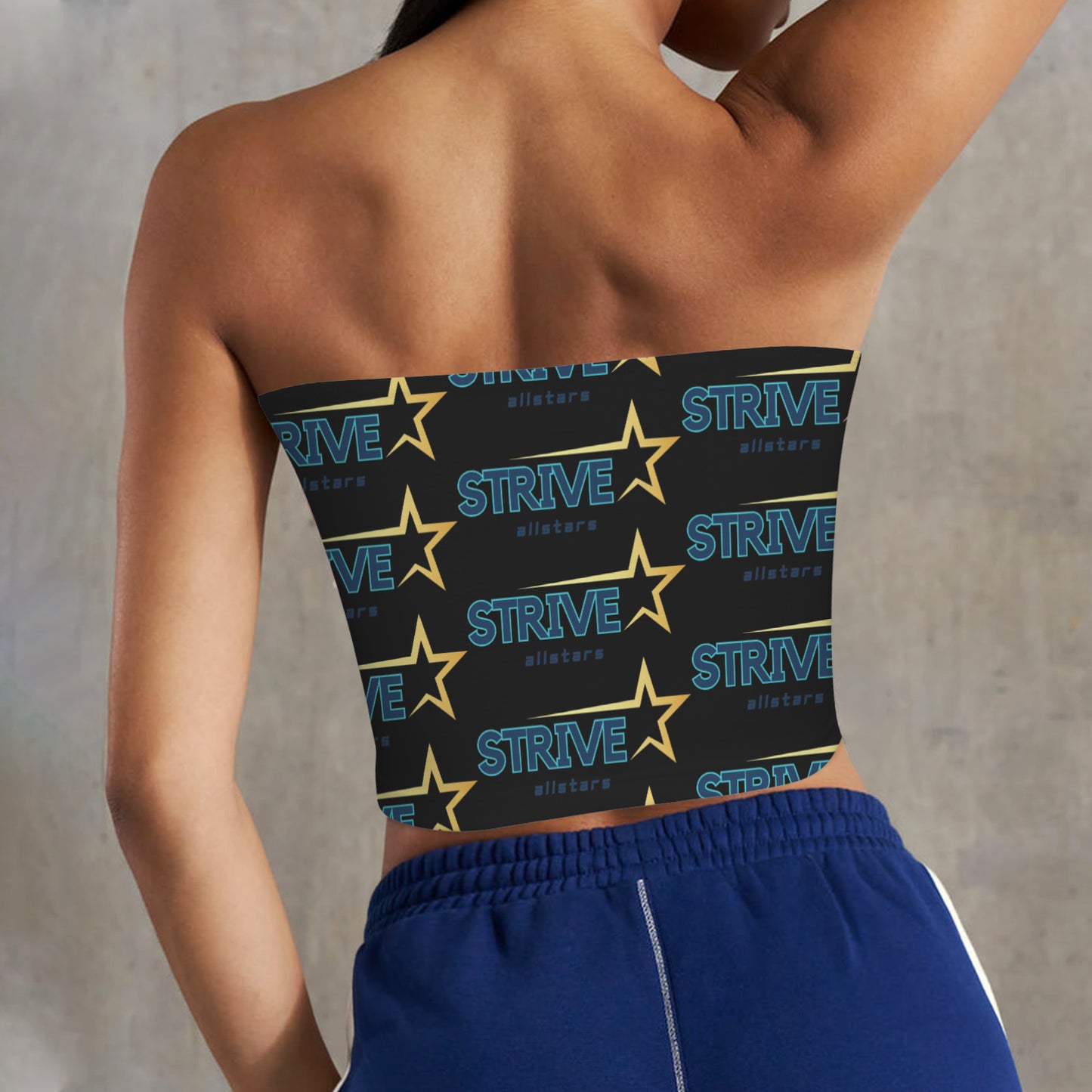 Backless Tube Crop Top