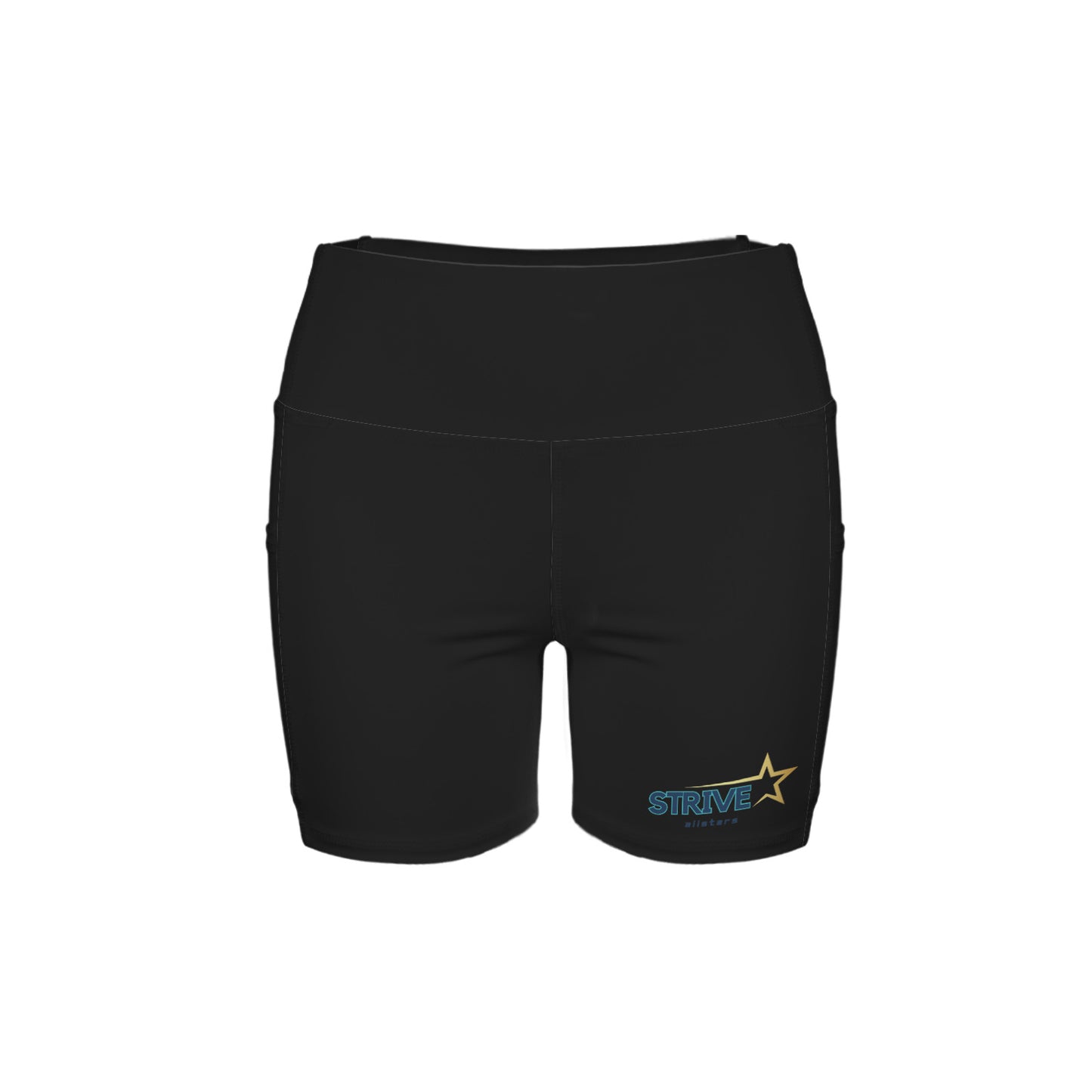 High Waist Deep Pockets Yoga Shorts
