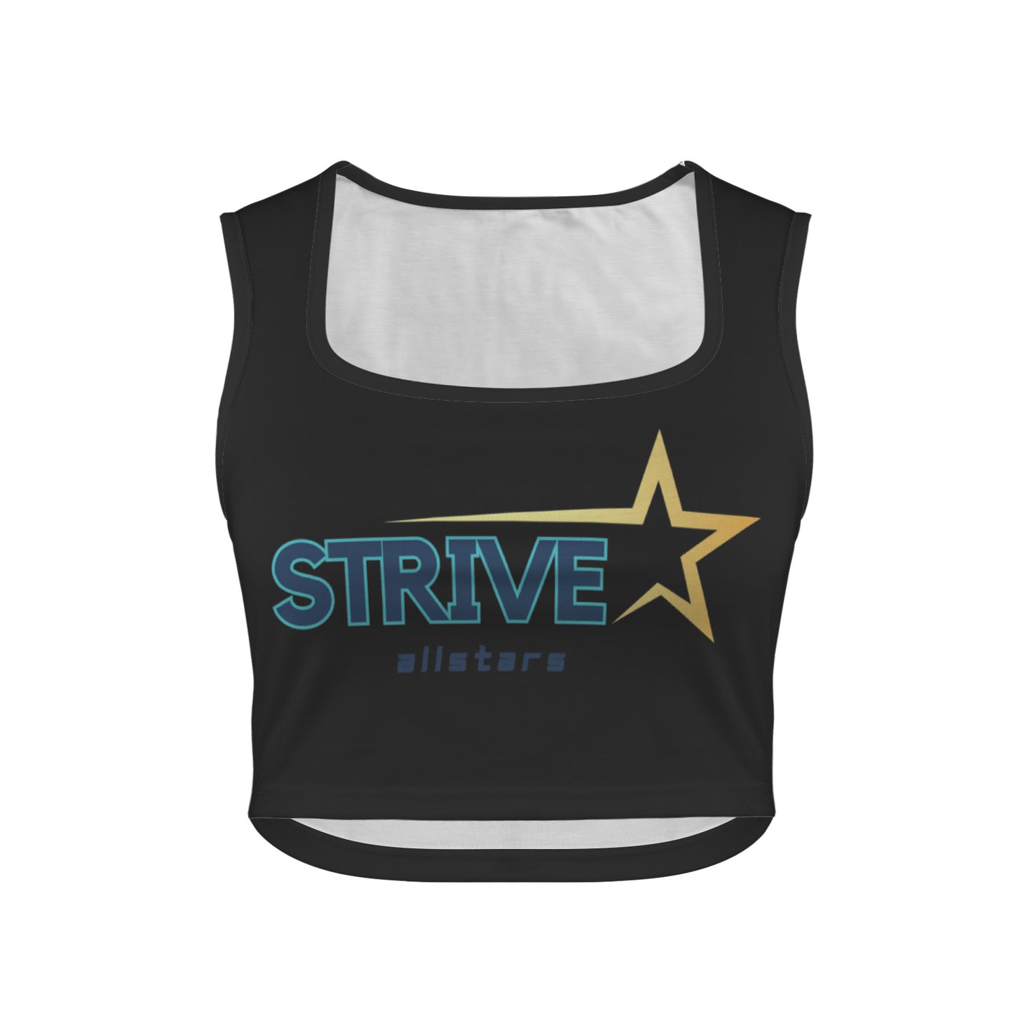 Women's Square Neck Crop Tank Top